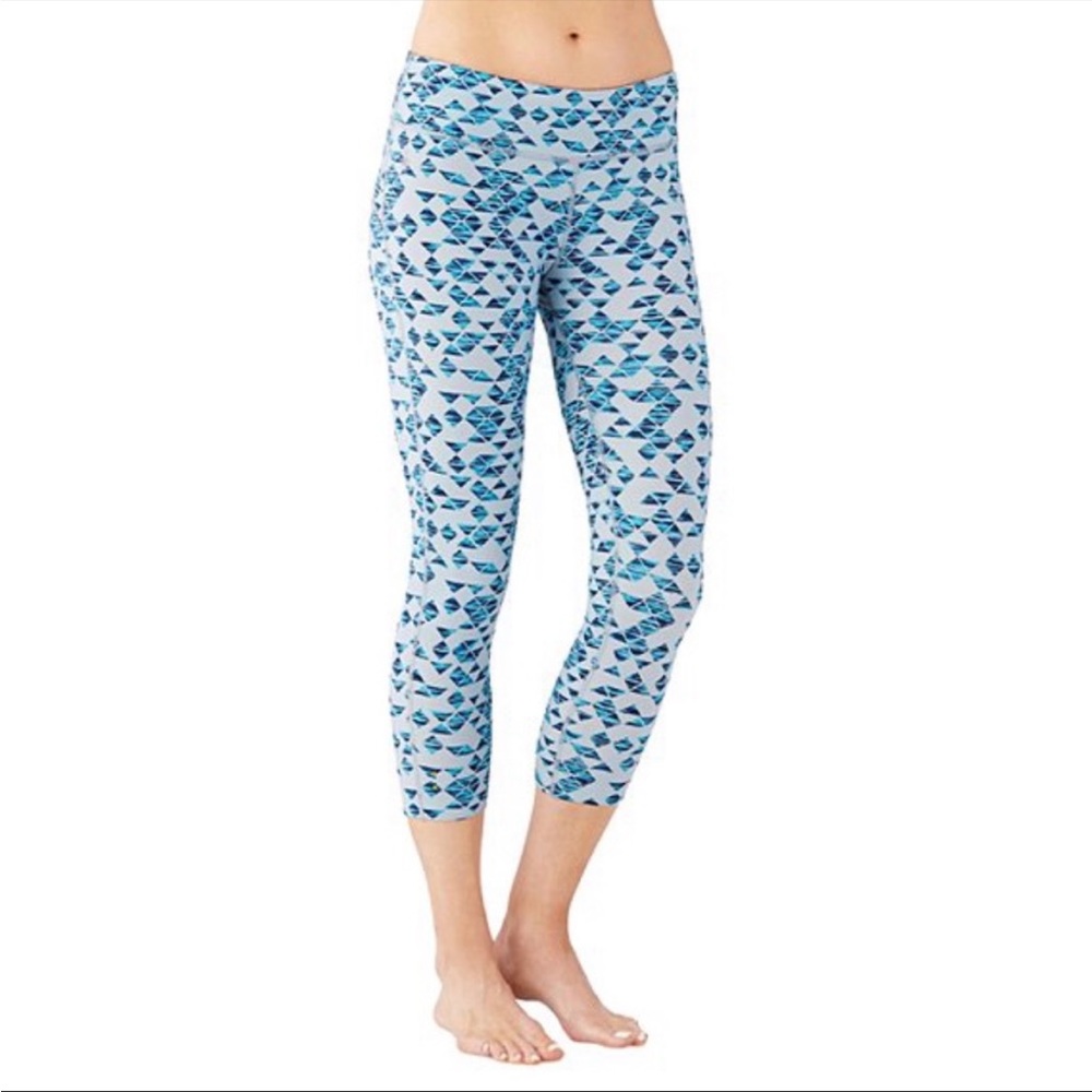 Smartwool PhD Capri in Blue Ice. Size XS